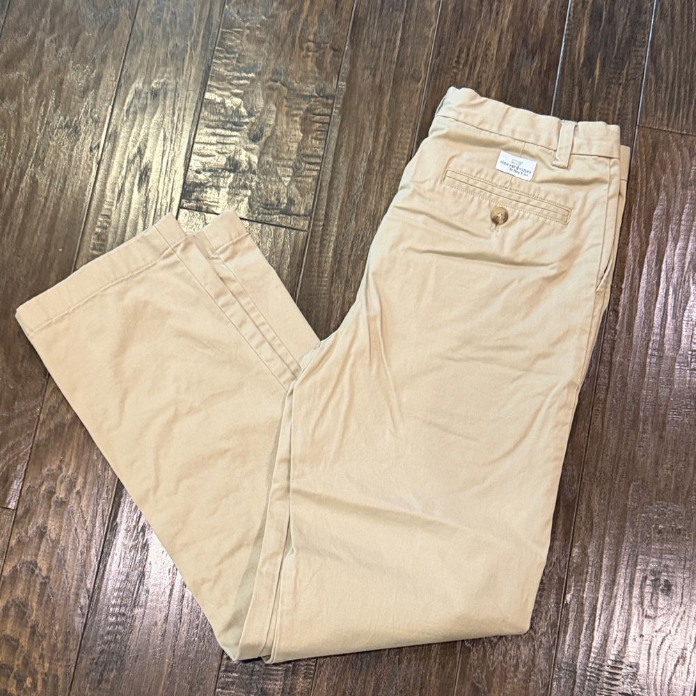 Vineyard Vines Boys Tan Pants size 18